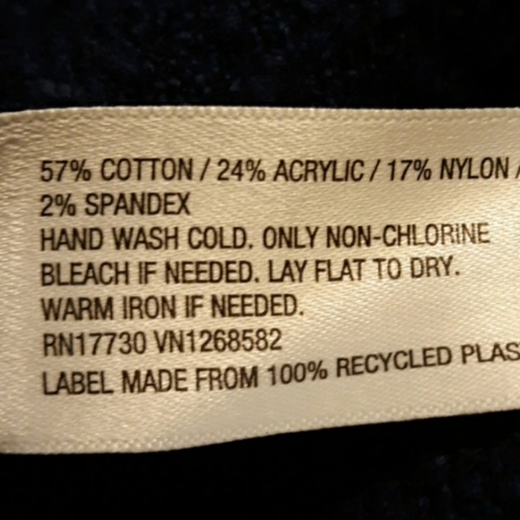 *NEW! WOMEN'S CREW NECK KNIT PULL OVER TOP BLOUSE SHORT SLEEVE SWEATER NAVY XS - Picture 6 of 7